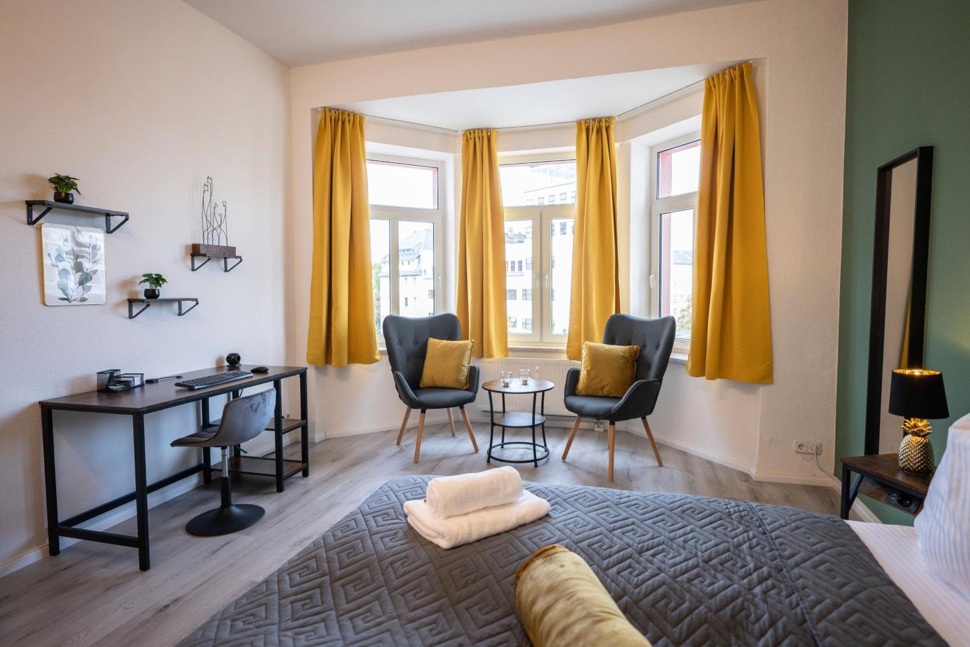 Loh9 - Das Apartment Im Citycenter - Parkplatz - Wlan - Aufzug 开姆尼茨 外观 照片